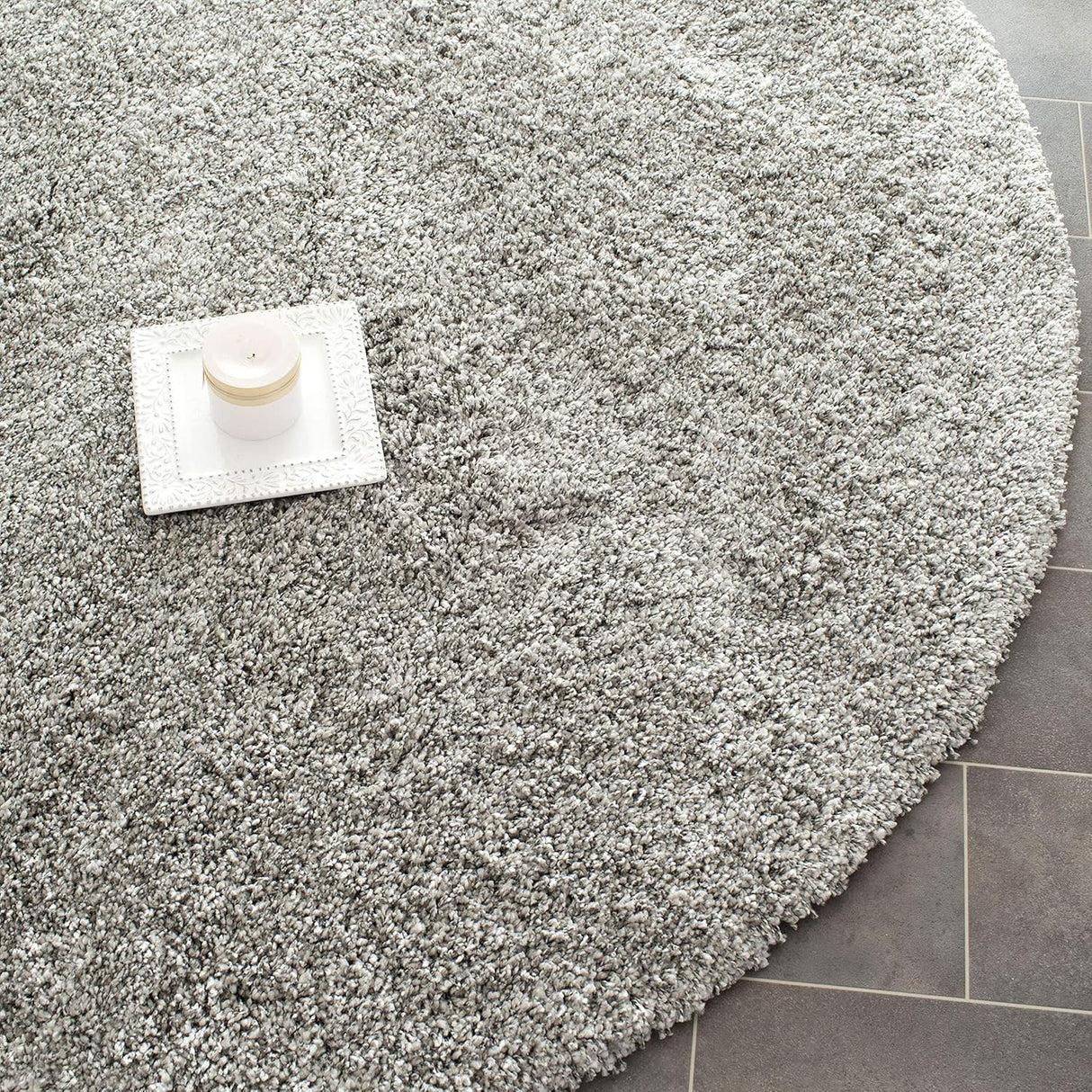 Alfombra redonda de pelo largo 3' - Modelo SG151