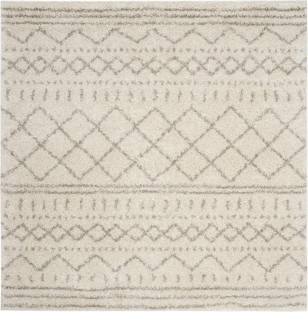 Alfombra Área Shag - Diseño Marroquí, No Suelta Pelusa, 1.6