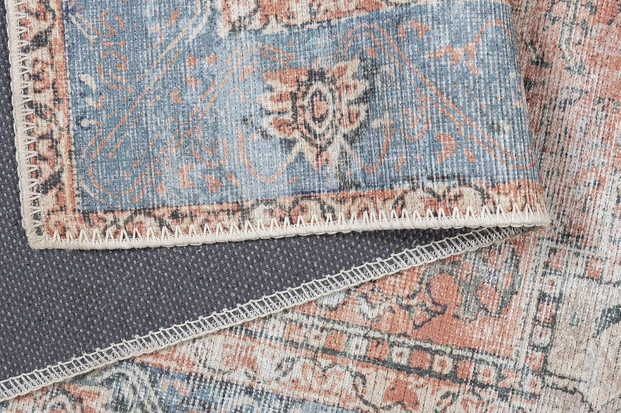 Alfombra Adiva Lavable 2x3 con Antideslizante, Vintage