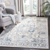 Alfombra de área, diseño medallón desgastado, modelo MAD603F