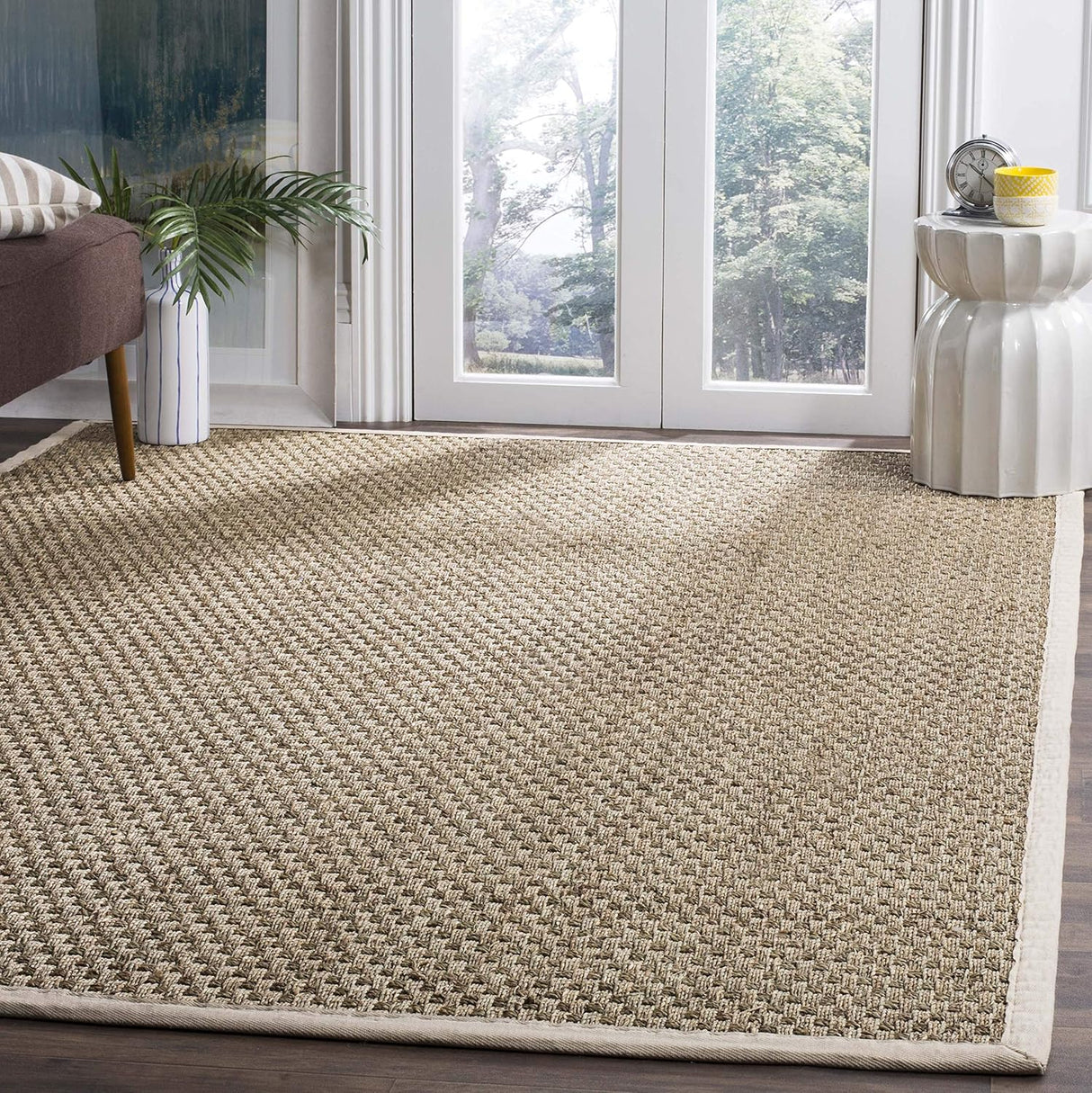 Alfombra de fibra natural SAFAVIEH, diseño canasta, modelo NF114J
