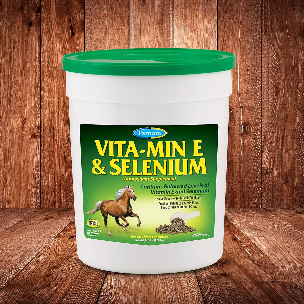 Suplemento Antioxidante Vita-Min E & Selenium, Farnam 3 lbs