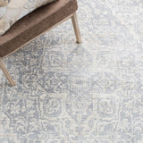 Alfombra Runner Medallón Desgastado, Fácil Cuidado, BNT832F