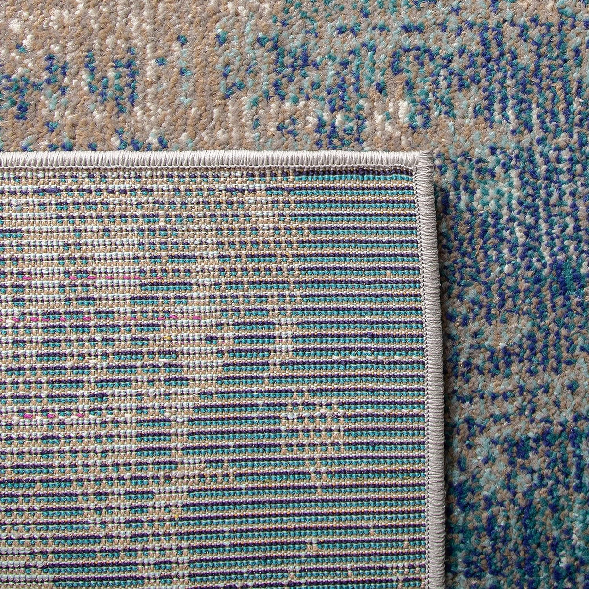 Alfombra Abstracta Moderna SAFAVIEH, No Desprende Pelusa, MAD440M