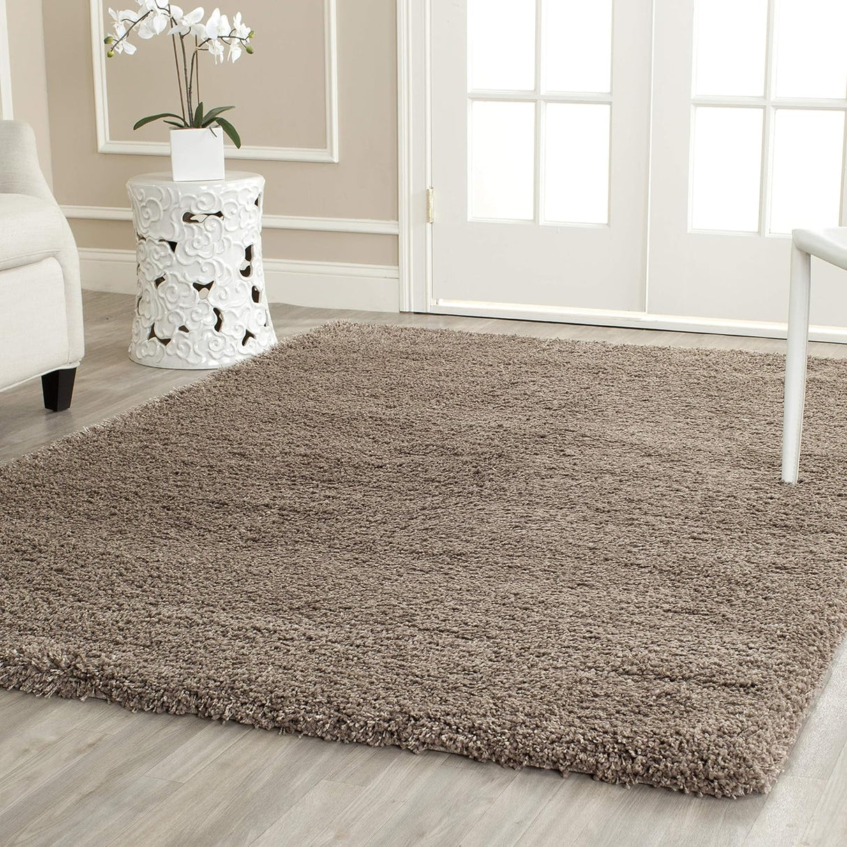 Alfombra Area Shag, 2 pulgadas de grosor, Ideal para Tráfico (SG151-2424)