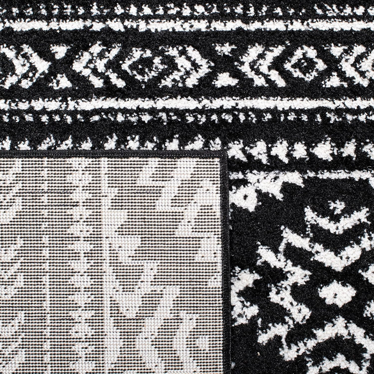 Alfombra cuadrada tribal marroquí TUL272Z para sala y oficina