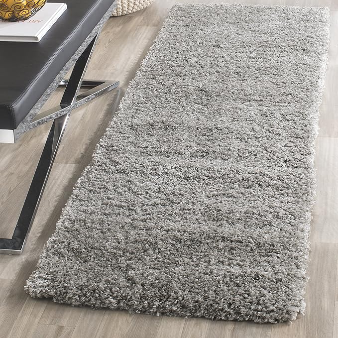 Alfombra Runner Shag 2'3 x 8, Antideslizante, Fácil Cuidado