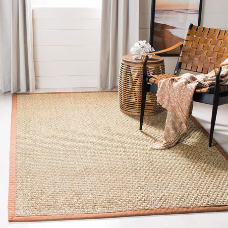 Alfombra de fibra natural SAFAVIEH, diseño cesto, modelo NF114B
