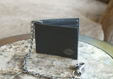 Cartera con cadena biplegable para hombre