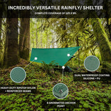 Hamaca de Camping con Red Antiinsectos y Lona Impermeable
