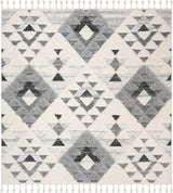 Alfombra Shag Marroquí con Flecos - Diseño Boho, MTS688F