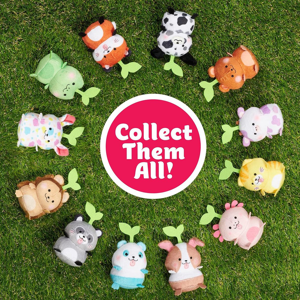 Sakuties Mini Peluches Colectibles, Just Play, Pack de 3