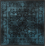 Alfombra Área Cuadrada, Diseño Oriental Desgastado, ADR109K