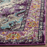 Alfombra Boho Chic Medallón Distressed 5' Cuadrada MNC243L