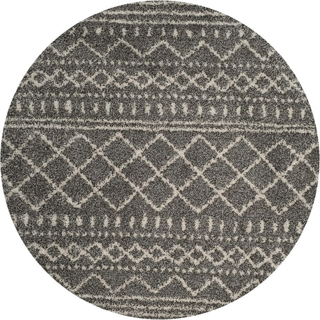 Alfombra área redonda de 1.6 pulgadas, modelo ASG741B