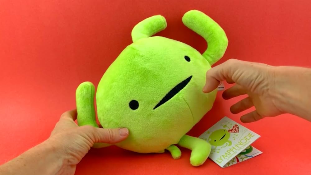Peluche de Linfa nodo color verde. I Heart Guts
