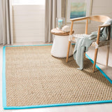 Alfombra Natural de Fibra SAFAVIEH, Diseño de Cesta, NF114S