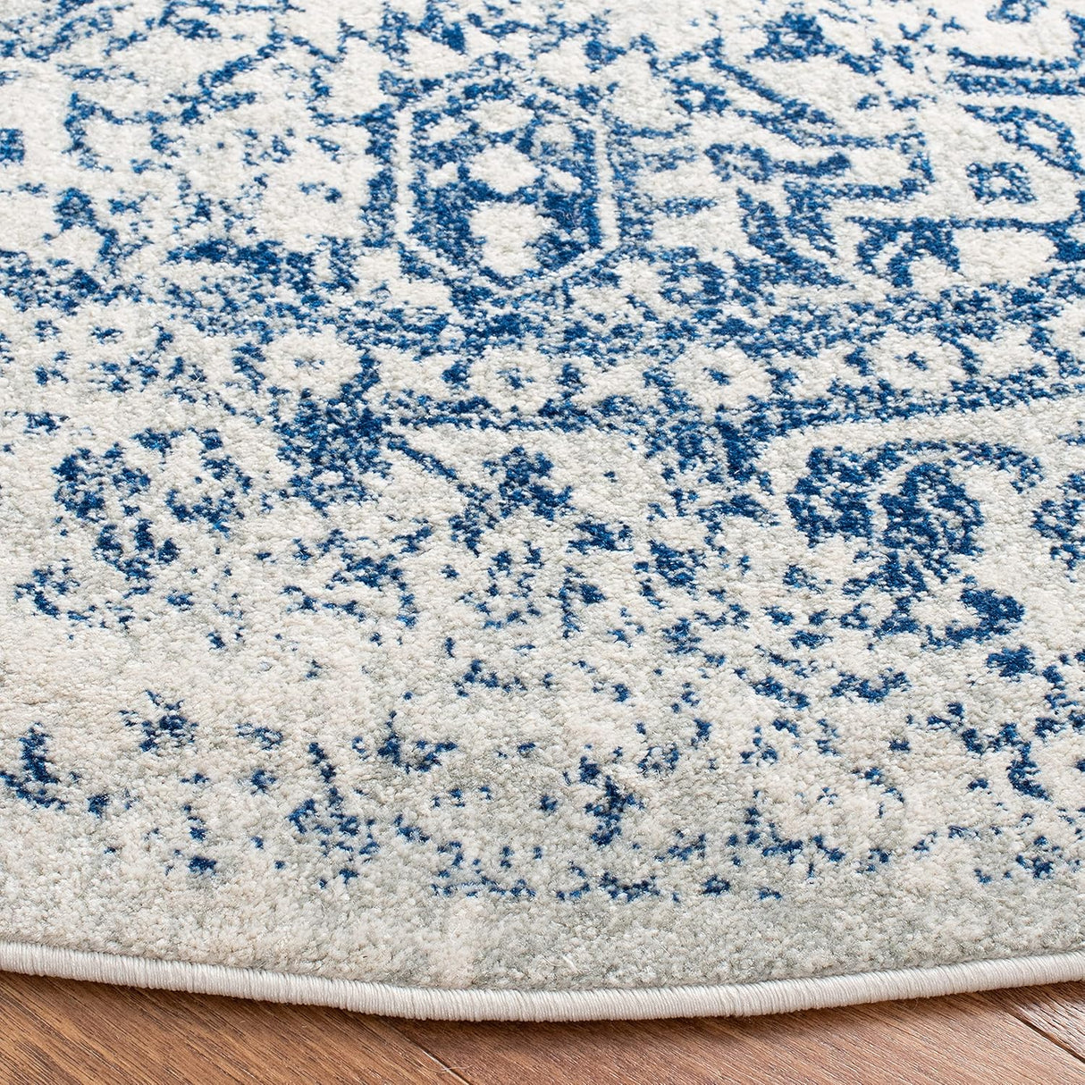 Alfombra Redonda Oriental Desgastada 6'7 Modelo EVK256N