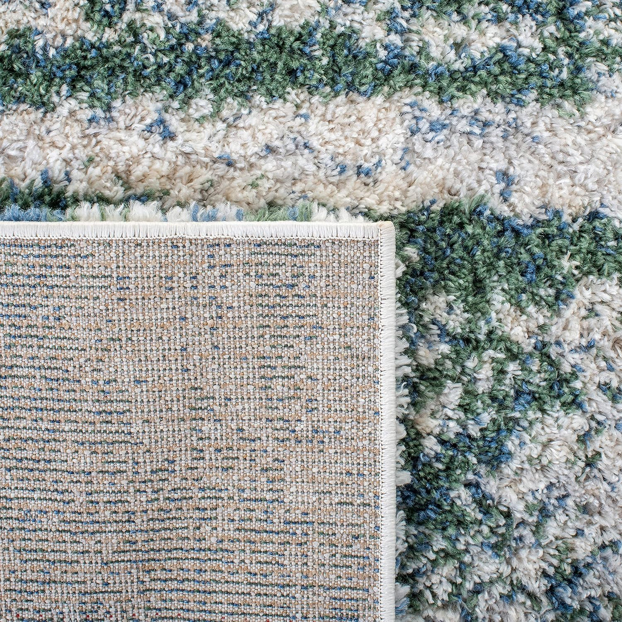 Alfombra Berber Shag 8' x 10', SAFAVIEH, Diseño Moderno, BER219Y