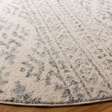 Alfombra Redonda Boho Tribal 5' para Comedor y Sala TUL272A
