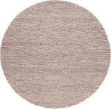 Alfombra Redonda de Lana Texturizada, Ideal para Salas NAT620T-4R