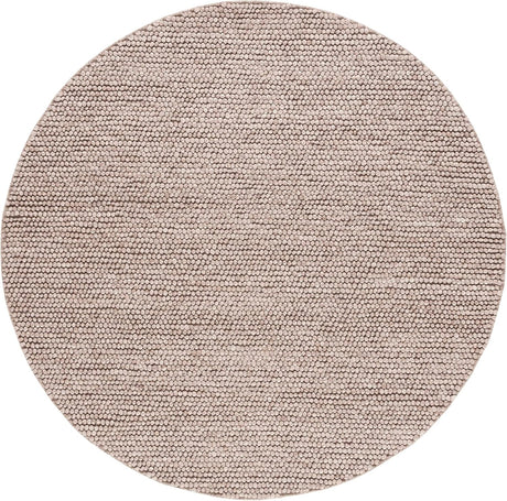 Alfombra Redonda de Lana Texturizada, Ideal para Salas NAT620T-4R