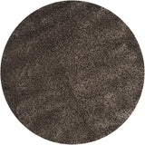 Alfombra redonda de pelo largo 3' modelo SG151