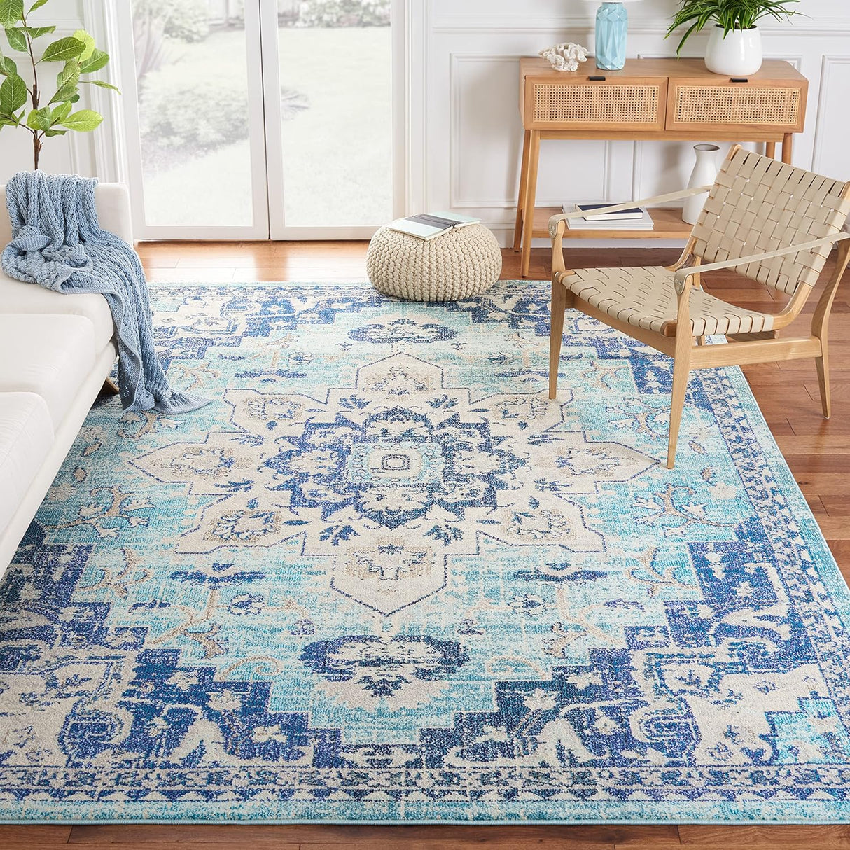 Alfombra SAFAVIEH Madison, diseño bohemio, 8' x 10', MAD473K