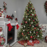 Árbol de Navidad Artificial Preiluminado 'Feel Real' 6.5 pies