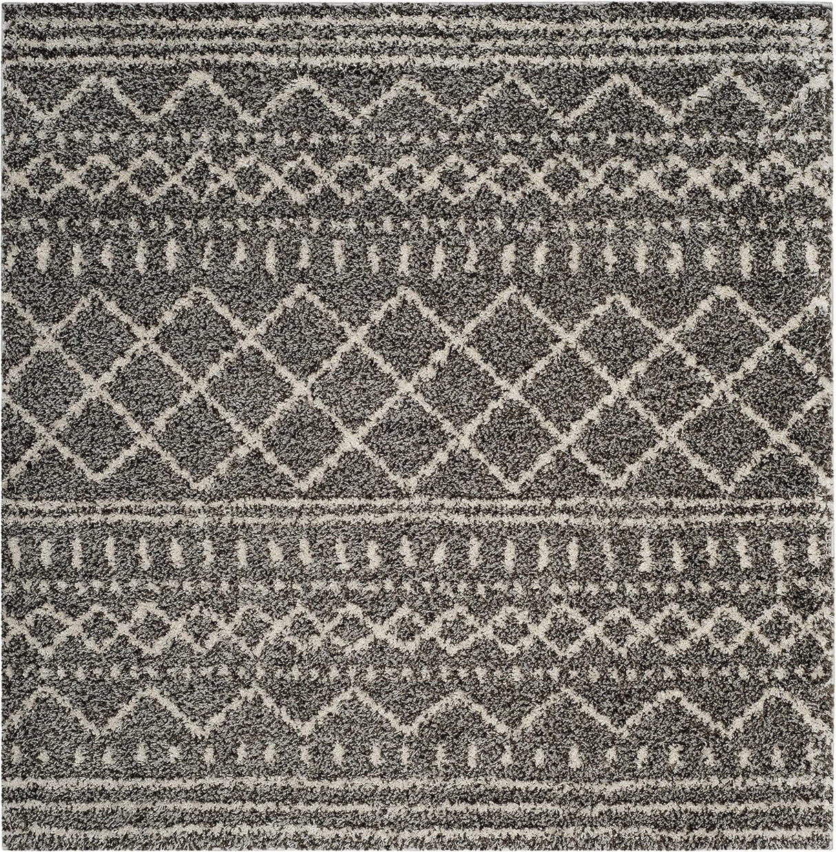 Alfombra área cuadrada estilo marroquí 1.6 gruesa ASG741B