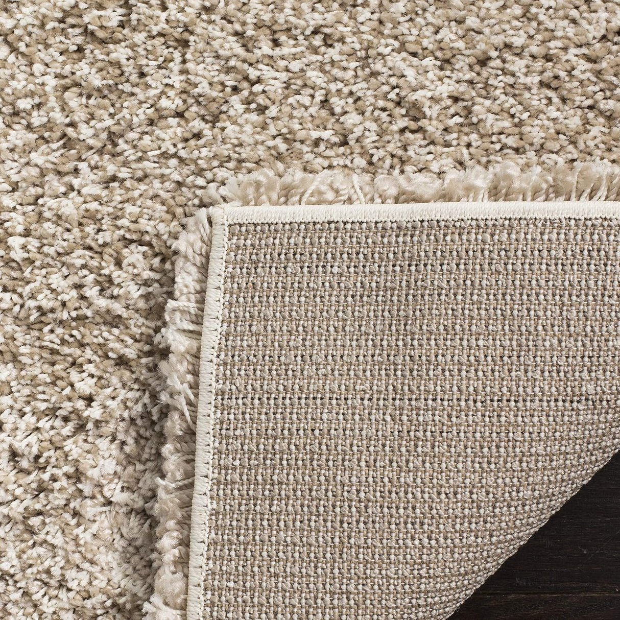 Alfombra cuadrada shag de 5'3 2 pulgadas modelo SG151