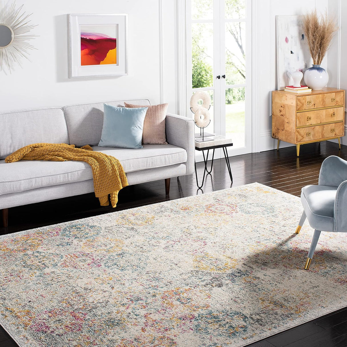 Alfombra SAFAVIEH Madison 8' x 10', diseño bohemio, MAD611F