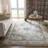 Alfombra de Área Medallón Boho Chic, Diseño Distinguido, MNC243G