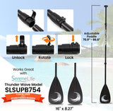 Remo ajustable para tabla de paddle surf de SUP