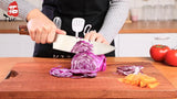 TUO Fiery Chef cuchillo Santoku cuchillo de pelar