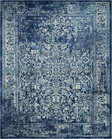 Alfombra de área, diseño oriental desgastado, modelo EVK256A