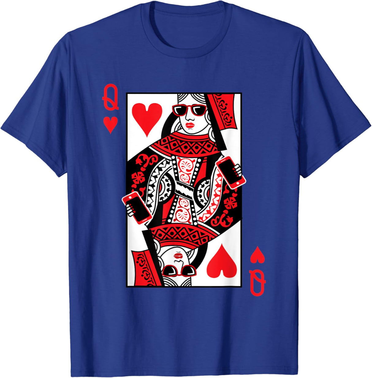 Camiseta Azul para hombre de Queen of Hearts talla S