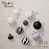 Adornos Navideños DecorbyHannah, 21ct, Boho, Shatterproof