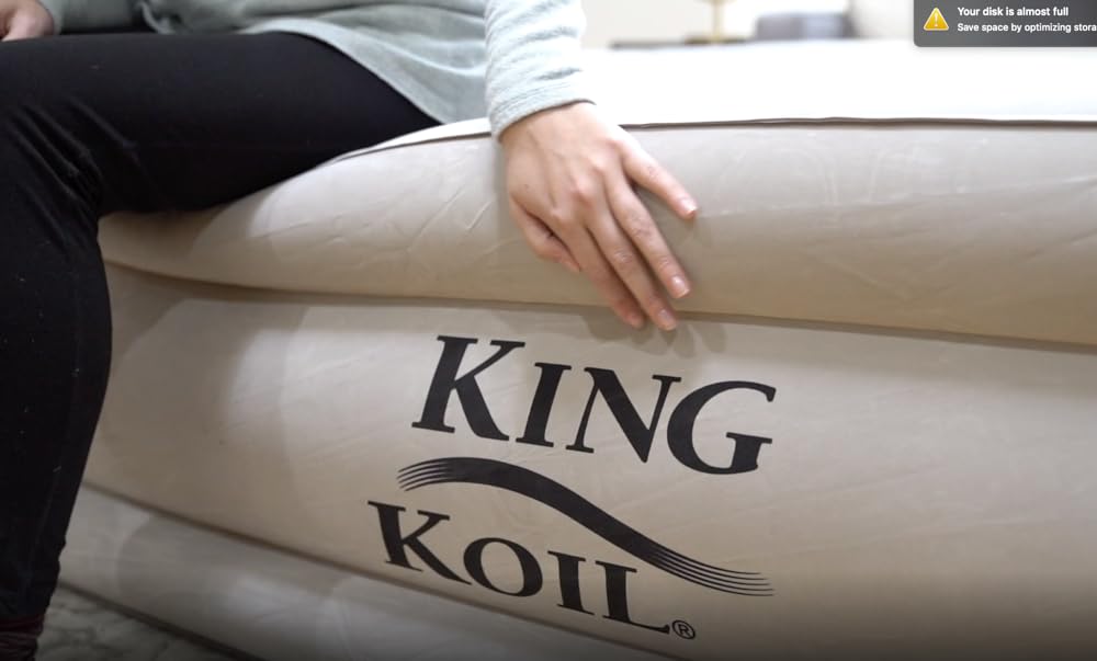 King Koil - Colchón hinchable de lujo con bomba interna