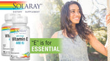 Solaray seco e 400 Lu Cápsulas, 100 Count