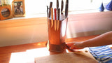 360 Knife Block Bloque de cuchillos universal,