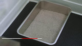 iPrimio Ultimate - Caja de arena de acero inoxidable para gatos, XL, nunca absorbe olores, manchas o óxido, sin residuos de construcción, fácil limpieza, diseñada por propietarios de gatos (1 sartén)