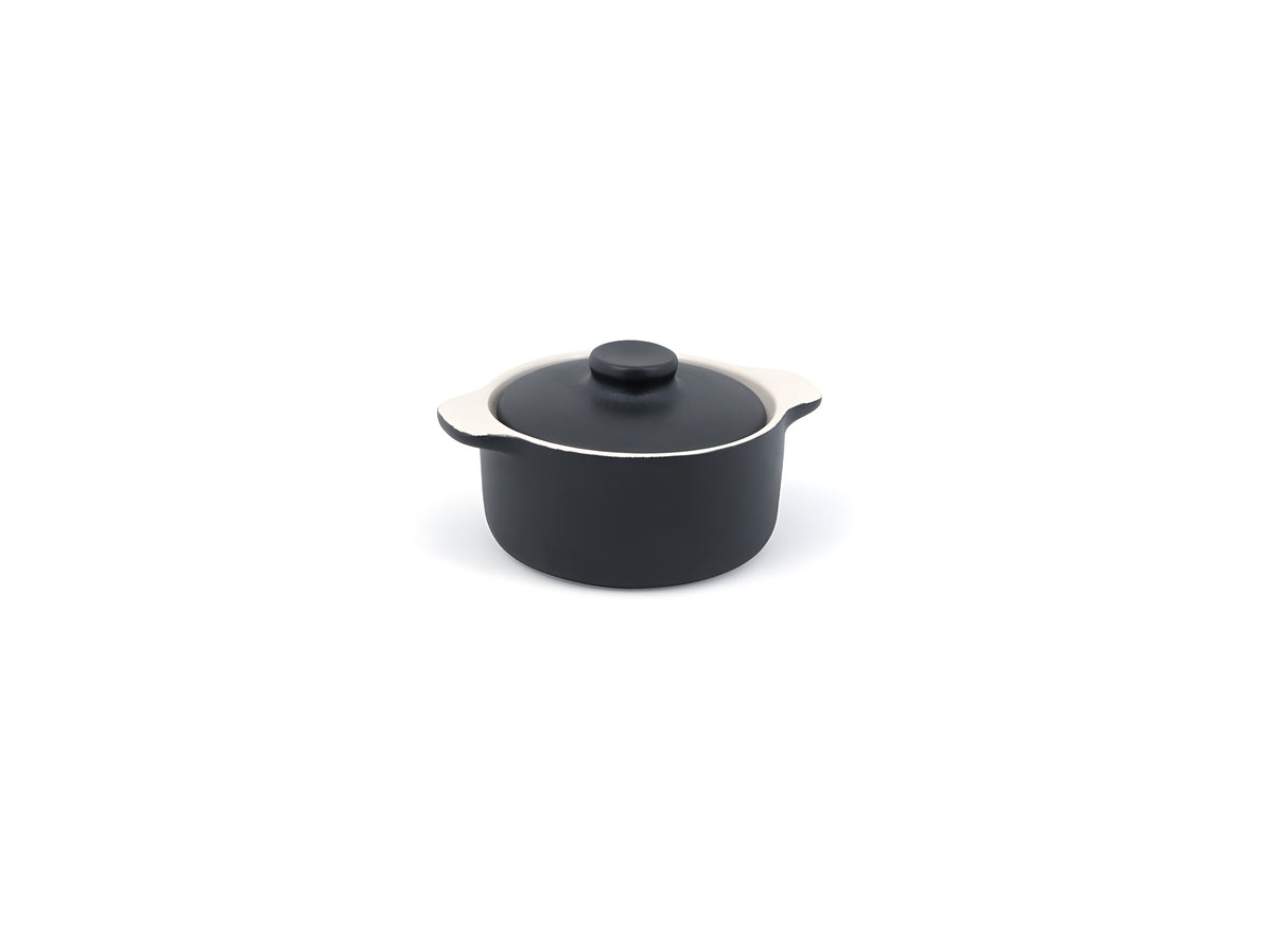 Plato Redondo Kiln® Ovenware 16 oz con Tapa - Pack de 12 pcs