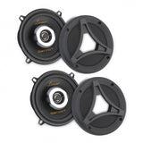 Parlantes o Altavoz de carro negro LANZAR DCT65.2