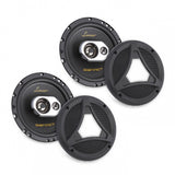 Parlante o Altavoz universal de 3 vías negro LANZAR DCT65.3