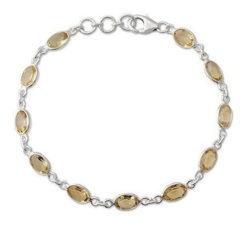 Pulsera De Tenis De Plata