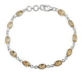 Pulsera De Tenis De Plata