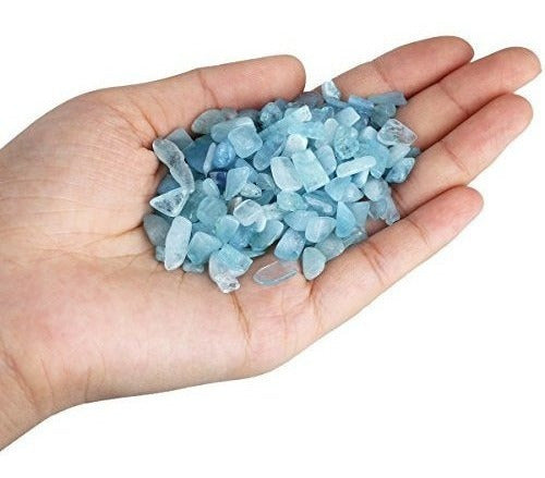 1 Libra de piedras Aguamarina Pequeños