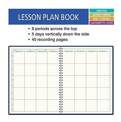 Plan De La Lección Del Profesor De 8 Períodos