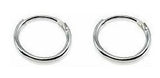 Pendientes De Aro Unisex Pequeños Redondos Pequeños Finos De
